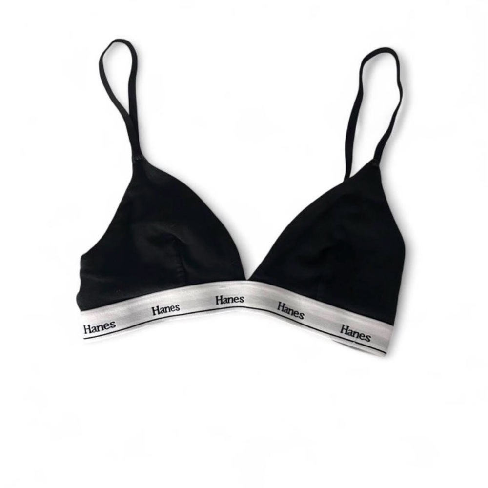 Hanes Women's Black Bra